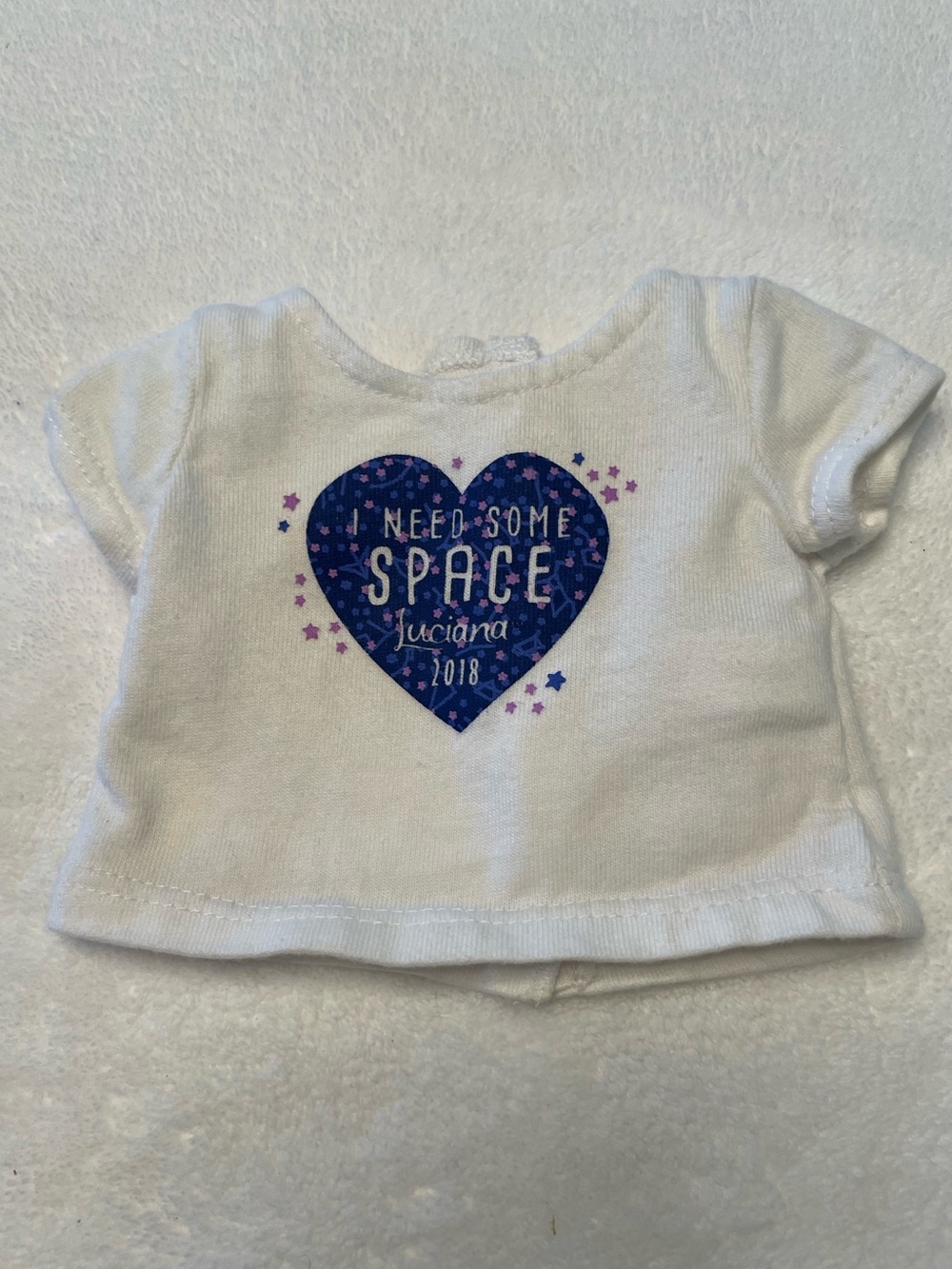 American Girl Doll Limited Promotional Luciana “I need some space” 2018 T-shirt